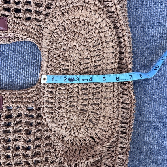 Banana Republic Brown Paper Straw Woven Open Tote Bag – NWT - Picture 10 of 10